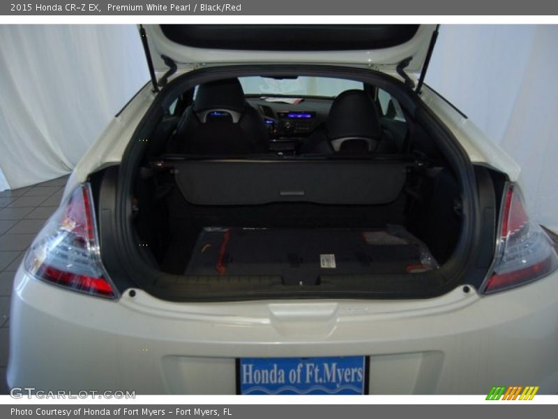 Premium White Pearl / Black/Red 2015 Honda CR-Z EX