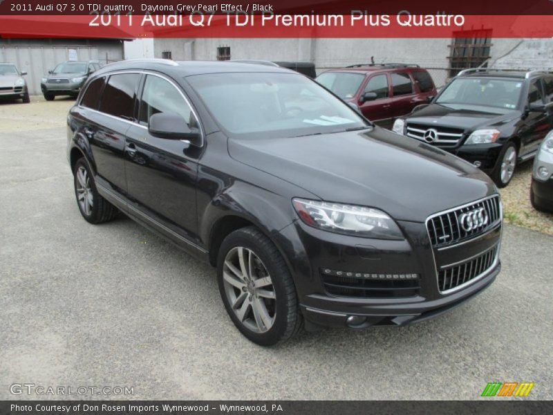 Daytona Grey Pearl Effect / Black 2011 Audi Q7 3.0 TDI quattro