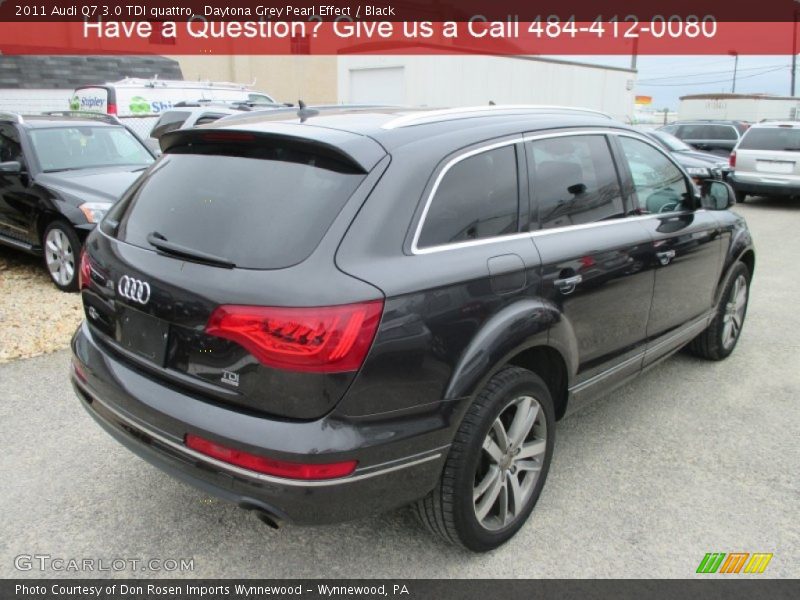 Daytona Grey Pearl Effect / Black 2011 Audi Q7 3.0 TDI quattro