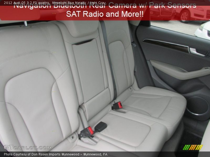 Moonlight Blue Metallic / Light Gray 2012 Audi Q5 3.2 FSI quattro