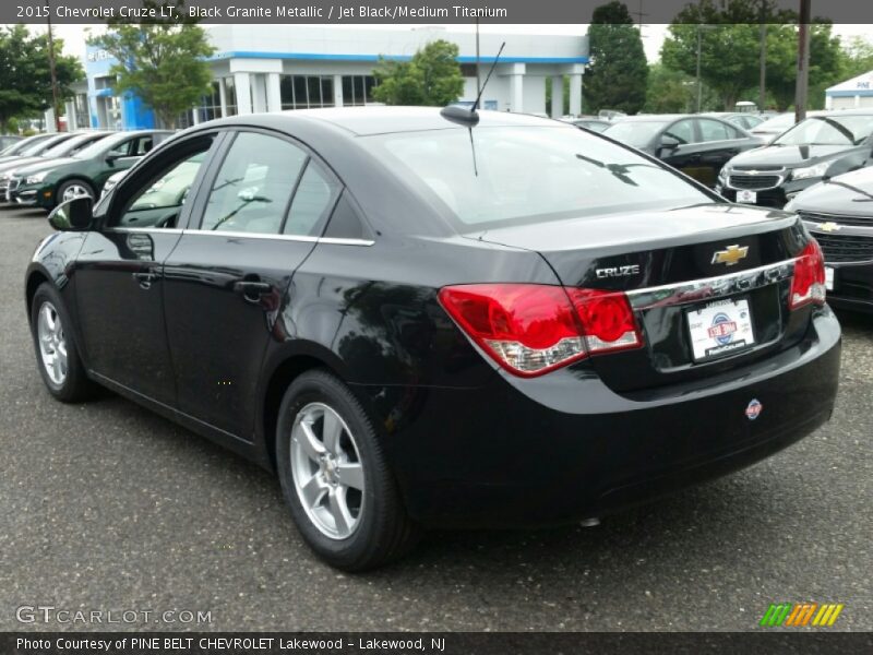 Black Granite Metallic / Jet Black/Medium Titanium 2015 Chevrolet Cruze LT