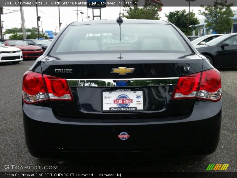 Black Granite Metallic / Jet Black/Medium Titanium 2015 Chevrolet Cruze LT