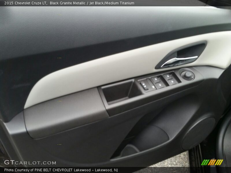 Black Granite Metallic / Jet Black/Medium Titanium 2015 Chevrolet Cruze LT