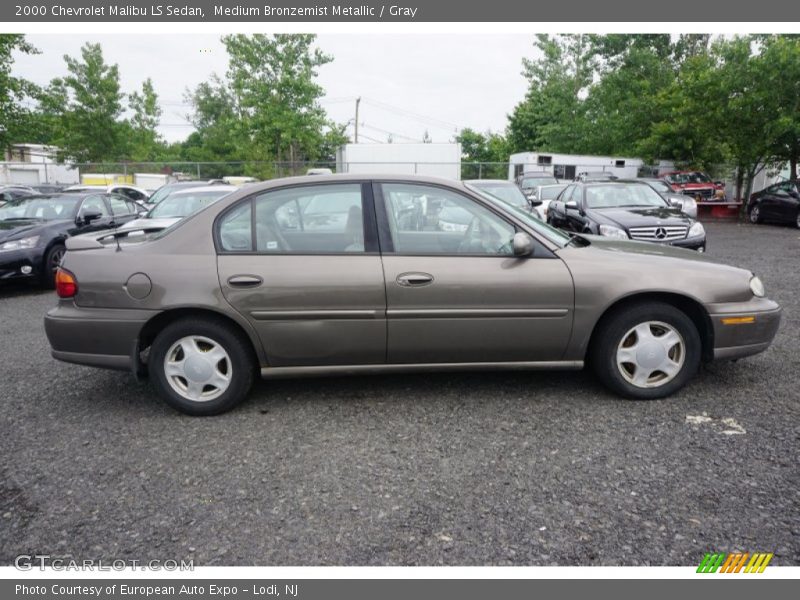 Medium Bronzemist Metallic / Gray 2000 Chevrolet Malibu LS Sedan