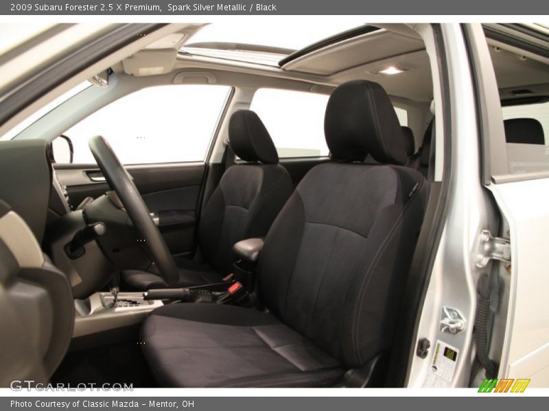 Spark Silver Metallic / Black 2009 Subaru Forester 2.5 X Premium