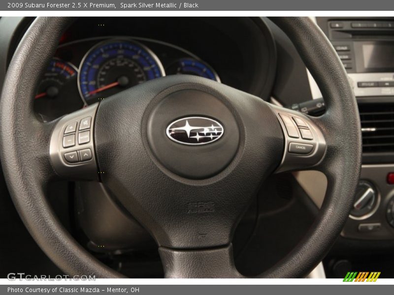 Spark Silver Metallic / Black 2009 Subaru Forester 2.5 X Premium