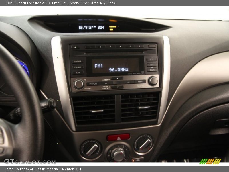 Spark Silver Metallic / Black 2009 Subaru Forester 2.5 X Premium
