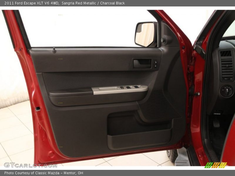 Sangria Red Metallic / Charcoal Black 2011 Ford Escape XLT V6 4WD