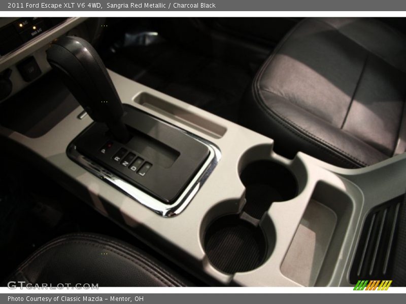 Sangria Red Metallic / Charcoal Black 2011 Ford Escape XLT V6 4WD