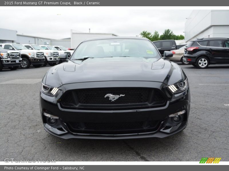 Black / Ceramic 2015 Ford Mustang GT Premium Coupe