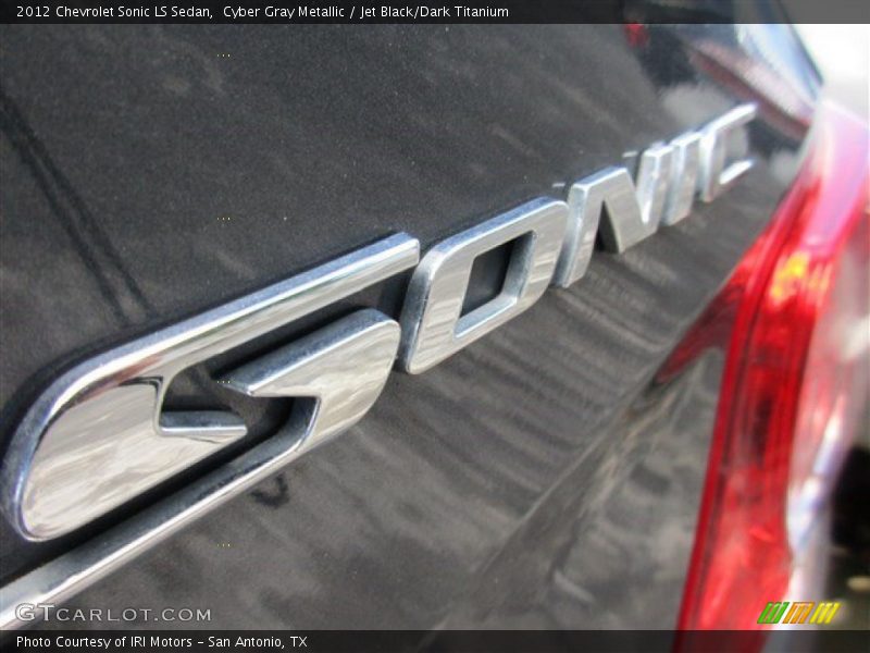 Cyber Gray Metallic / Jet Black/Dark Titanium 2012 Chevrolet Sonic LS Sedan