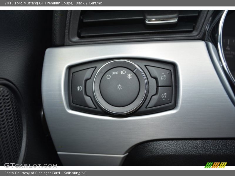 Black / Ceramic 2015 Ford Mustang GT Premium Coupe