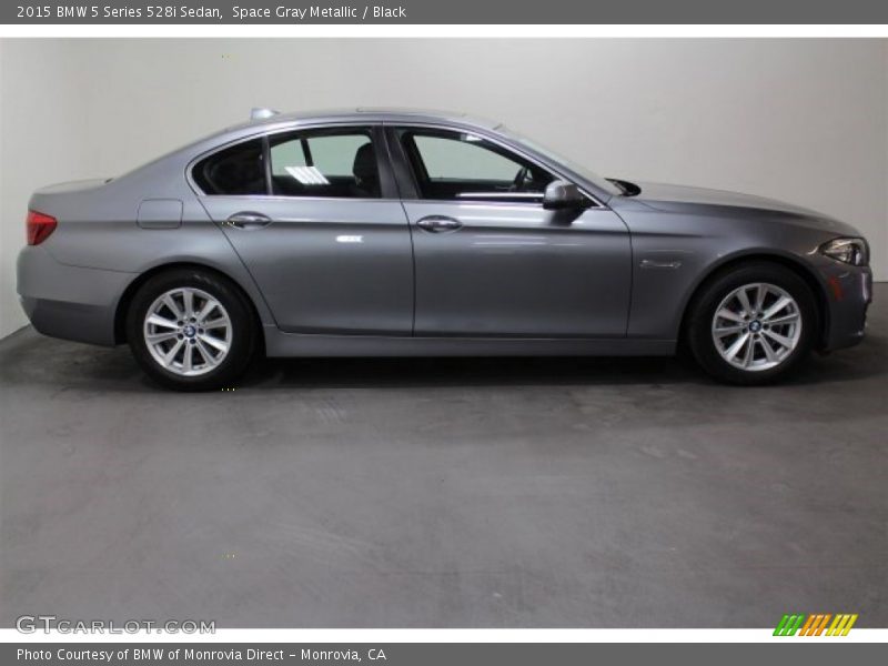 Space Gray Metallic / Black 2015 BMW 5 Series 528i Sedan