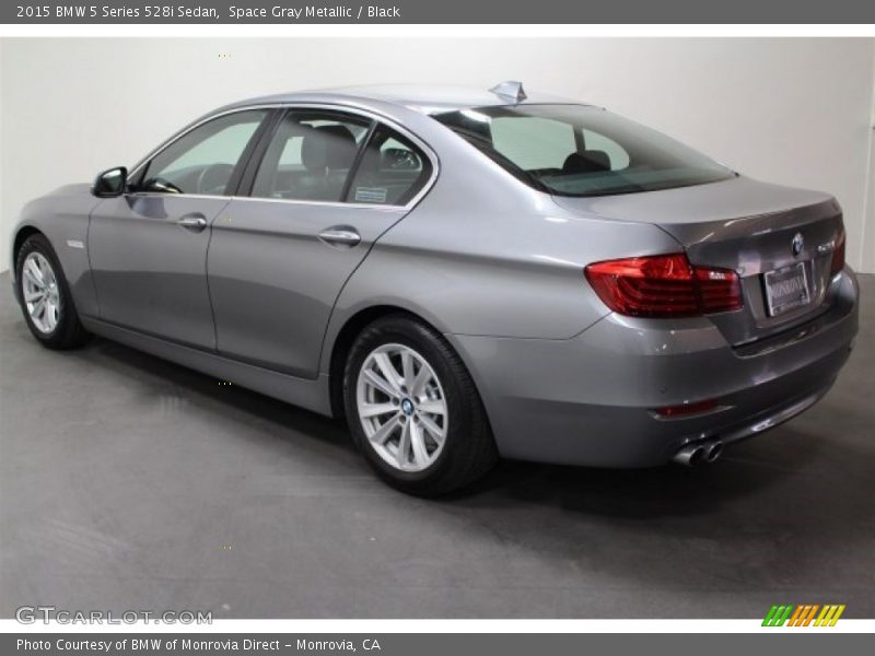 Space Gray Metallic / Black 2015 BMW 5 Series 528i Sedan