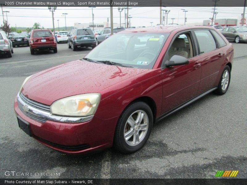 Sport Red Metallic / Neutral Beige 2005 Chevrolet Malibu Maxx LS Wagon