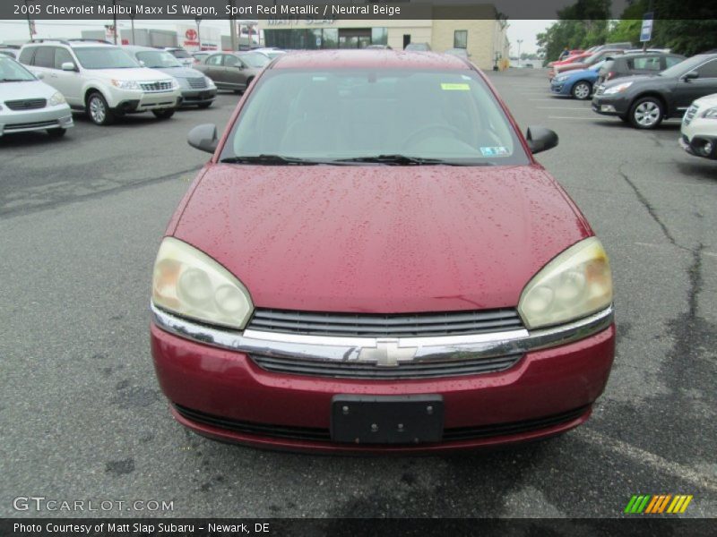 Sport Red Metallic / Neutral Beige 2005 Chevrolet Malibu Maxx LS Wagon