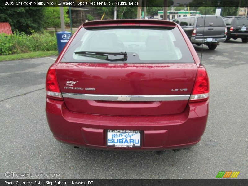 Sport Red Metallic / Neutral Beige 2005 Chevrolet Malibu Maxx LS Wagon