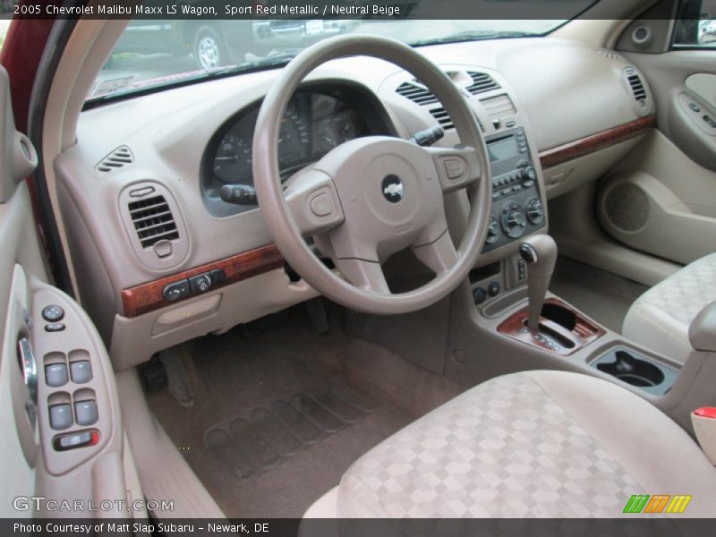 Sport Red Metallic / Neutral Beige 2005 Chevrolet Malibu Maxx LS Wagon