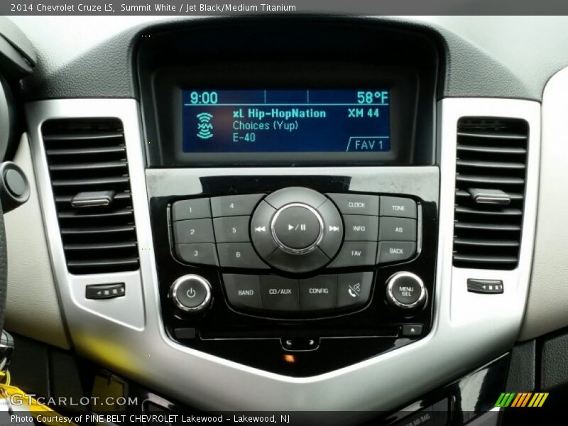 Summit White / Jet Black/Medium Titanium 2014 Chevrolet Cruze LS