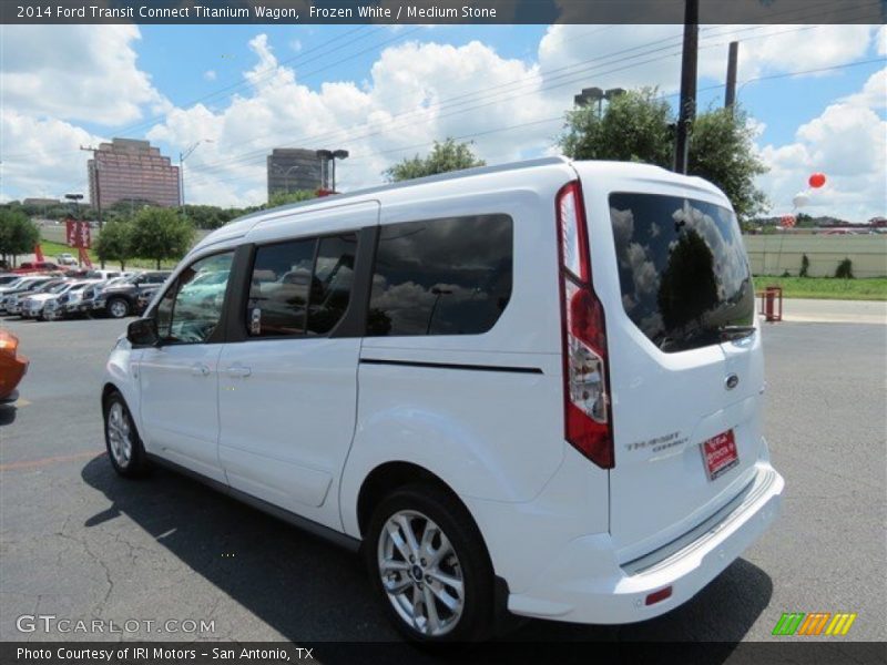 Frozen White / Medium Stone 2014 Ford Transit Connect Titanium Wagon