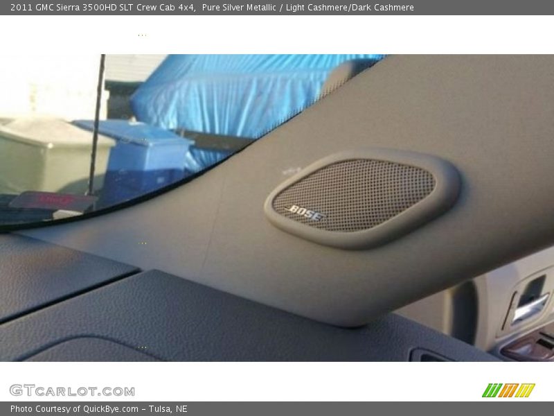Pure Silver Metallic / Light Cashmere/Dark Cashmere 2011 GMC Sierra 3500HD SLT Crew Cab 4x4