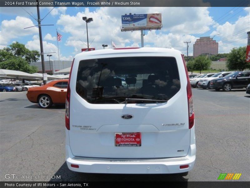 Frozen White / Medium Stone 2014 Ford Transit Connect Titanium Wagon