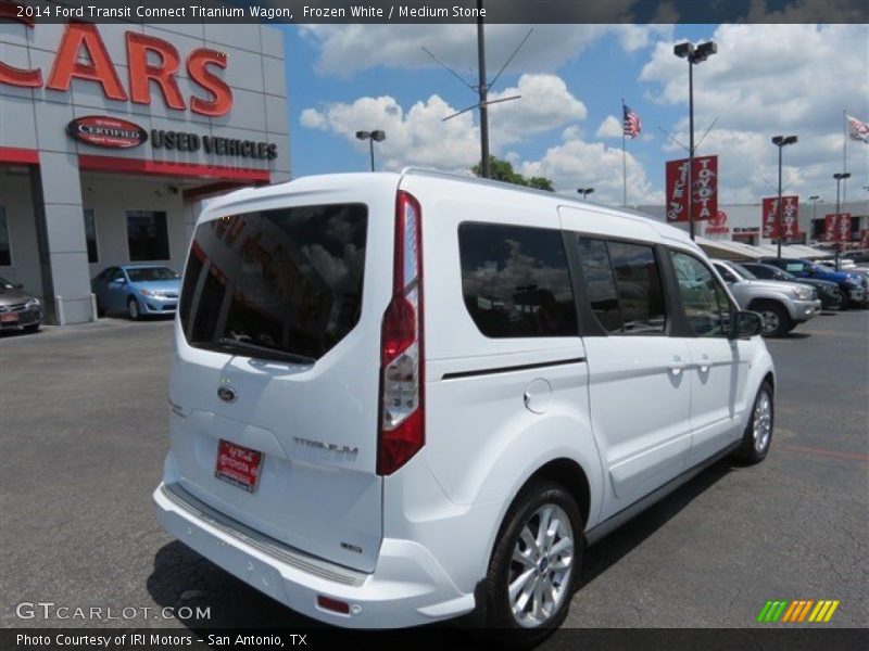 Frozen White / Medium Stone 2014 Ford Transit Connect Titanium Wagon