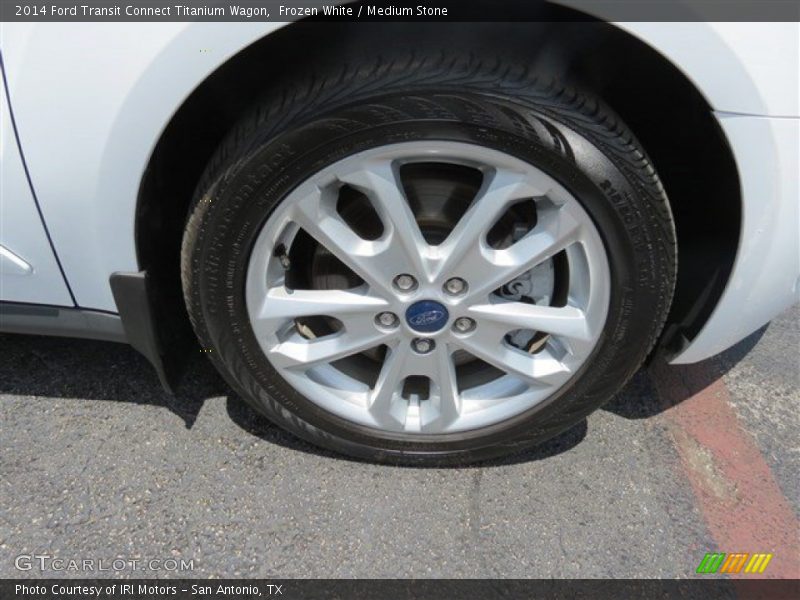 Frozen White / Medium Stone 2014 Ford Transit Connect Titanium Wagon