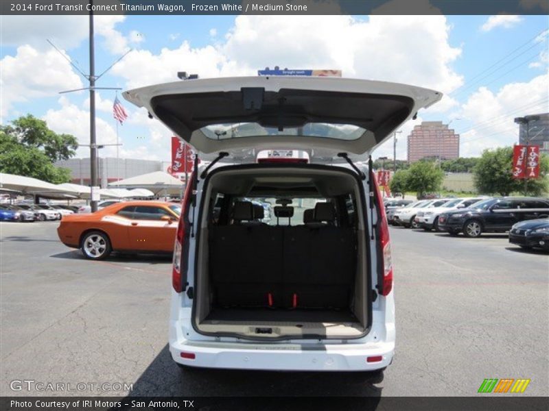 Frozen White / Medium Stone 2014 Ford Transit Connect Titanium Wagon