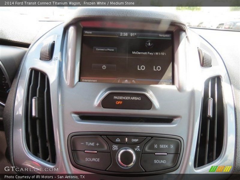 Frozen White / Medium Stone 2014 Ford Transit Connect Titanium Wagon