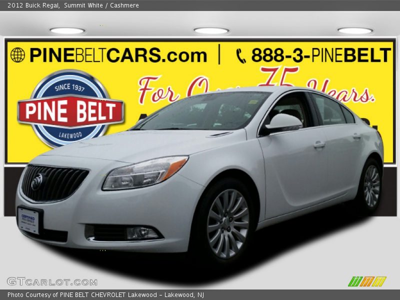 Summit White / Cashmere 2012 Buick Regal