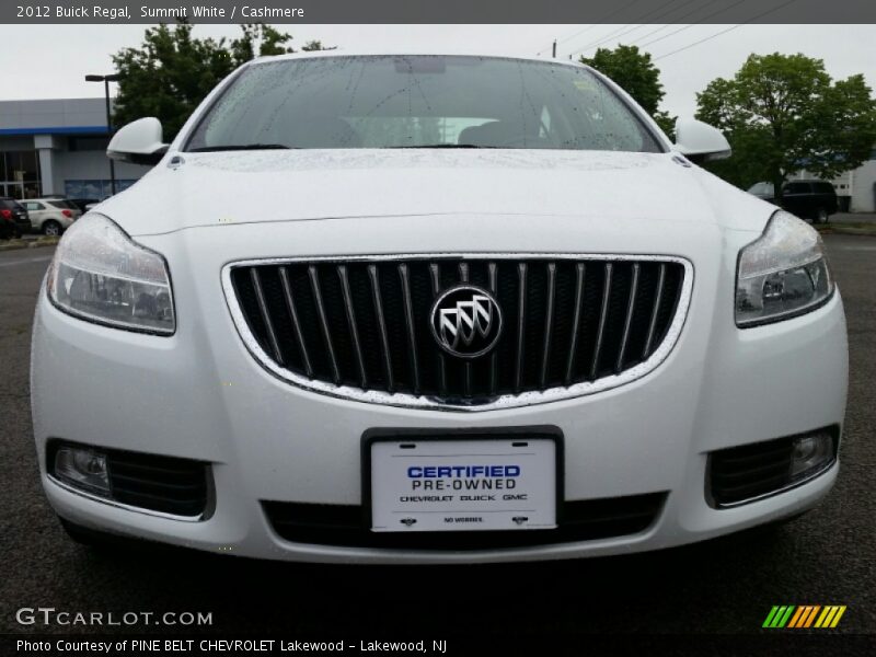 Summit White / Cashmere 2012 Buick Regal