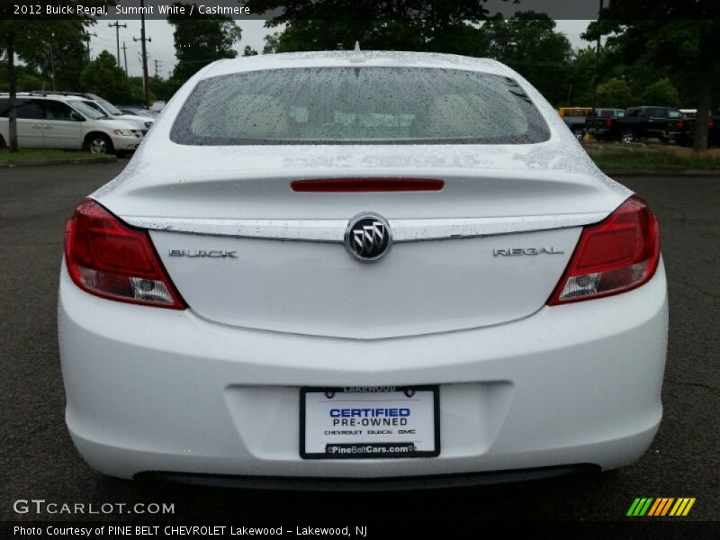 Summit White / Cashmere 2012 Buick Regal