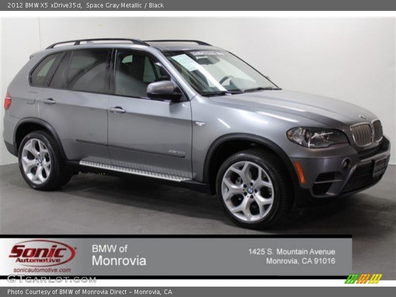 Space Gray Metallic / Black 2012 BMW X5 xDrive35d