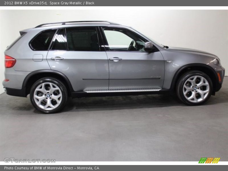 Space Gray Metallic / Black 2012 BMW X5 xDrive35d