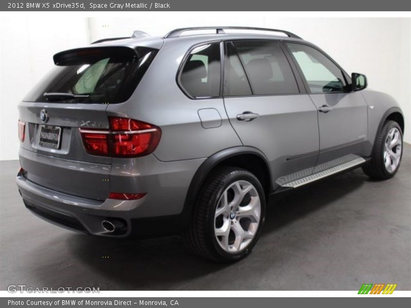 Space Gray Metallic / Black 2012 BMW X5 xDrive35d