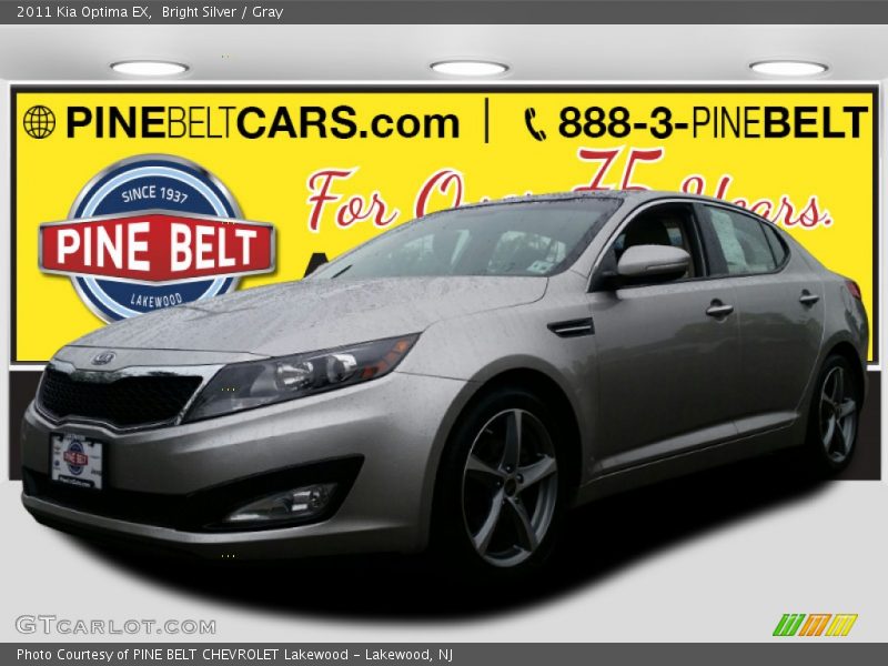 Bright Silver / Gray 2011 Kia Optima EX