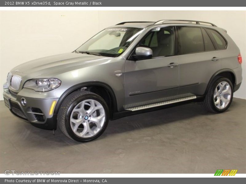 Space Gray Metallic / Black 2012 BMW X5 xDrive35d