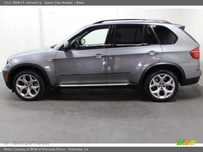 Space Gray Metallic / Black 2012 BMW X5 xDrive35d