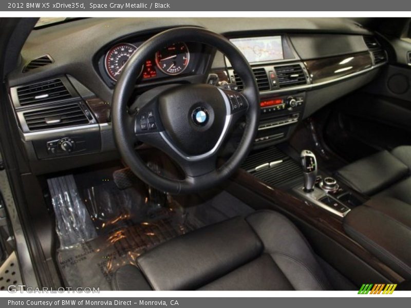 Space Gray Metallic / Black 2012 BMW X5 xDrive35d