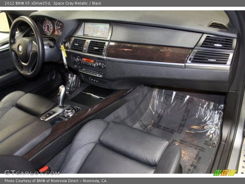 Space Gray Metallic / Black 2012 BMW X5 xDrive35d