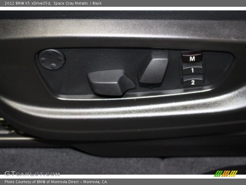 Space Gray Metallic / Black 2012 BMW X5 xDrive35d