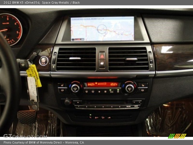 Space Gray Metallic / Black 2012 BMW X5 xDrive35d