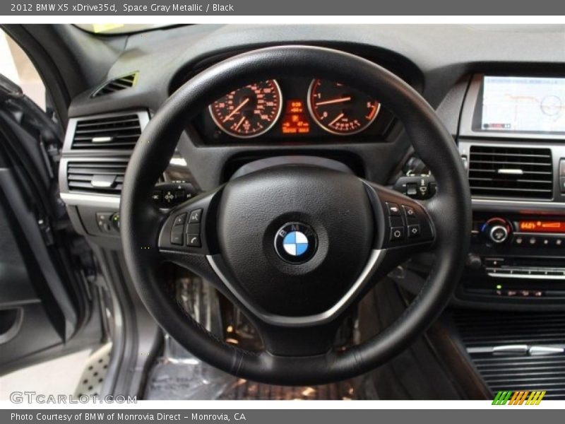 Space Gray Metallic / Black 2012 BMW X5 xDrive35d