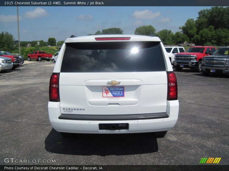 Summit White / Jet Black 2015 Chevrolet Suburban LS 4WD