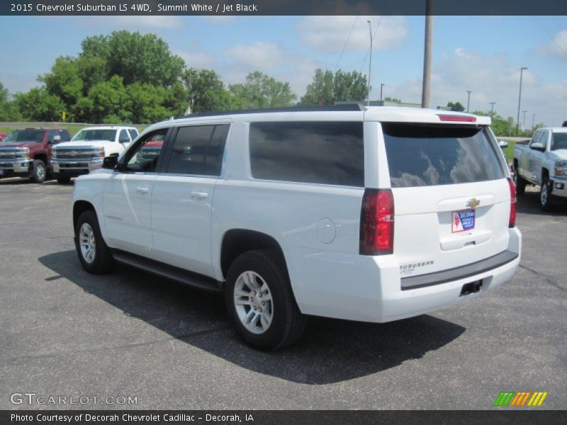 Summit White / Jet Black 2015 Chevrolet Suburban LS 4WD
