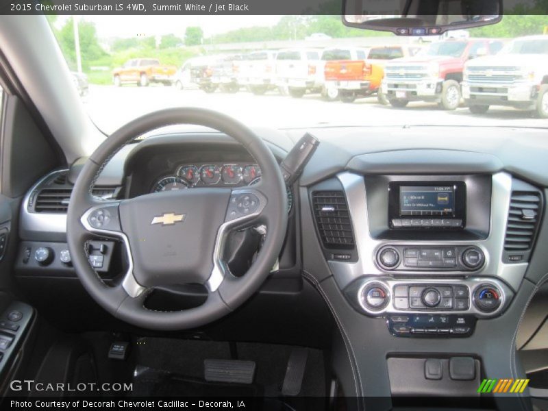 Summit White / Jet Black 2015 Chevrolet Suburban LS 4WD