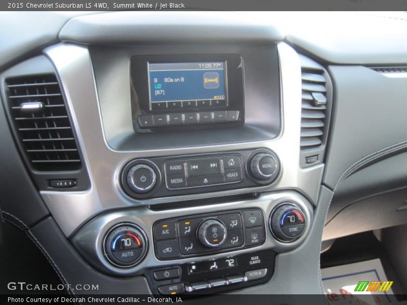 Summit White / Jet Black 2015 Chevrolet Suburban LS 4WD