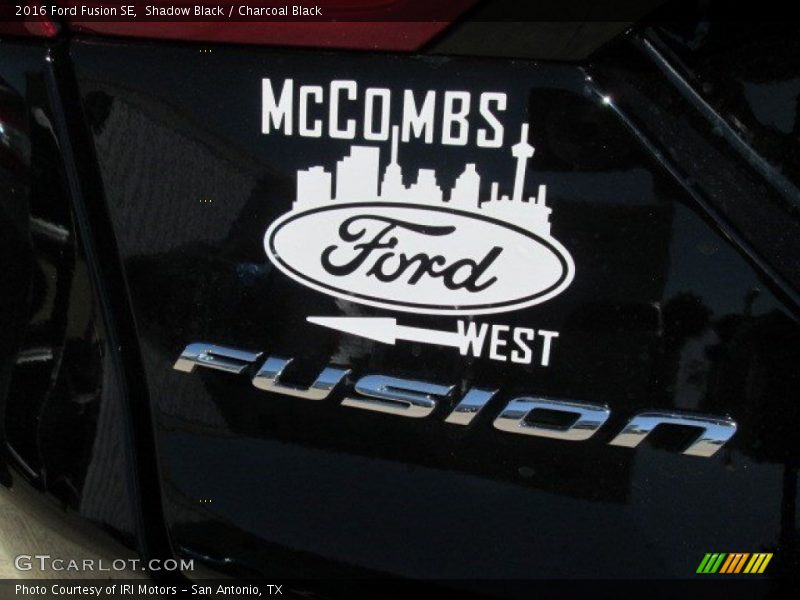 Shadow Black / Charcoal Black 2016 Ford Fusion SE