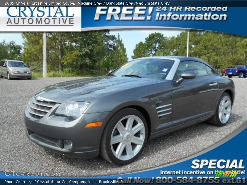 Machine Grey / Dark Slate Grey/Medium Slate Grey 2005 Chrysler Crossfire Limited Coupe